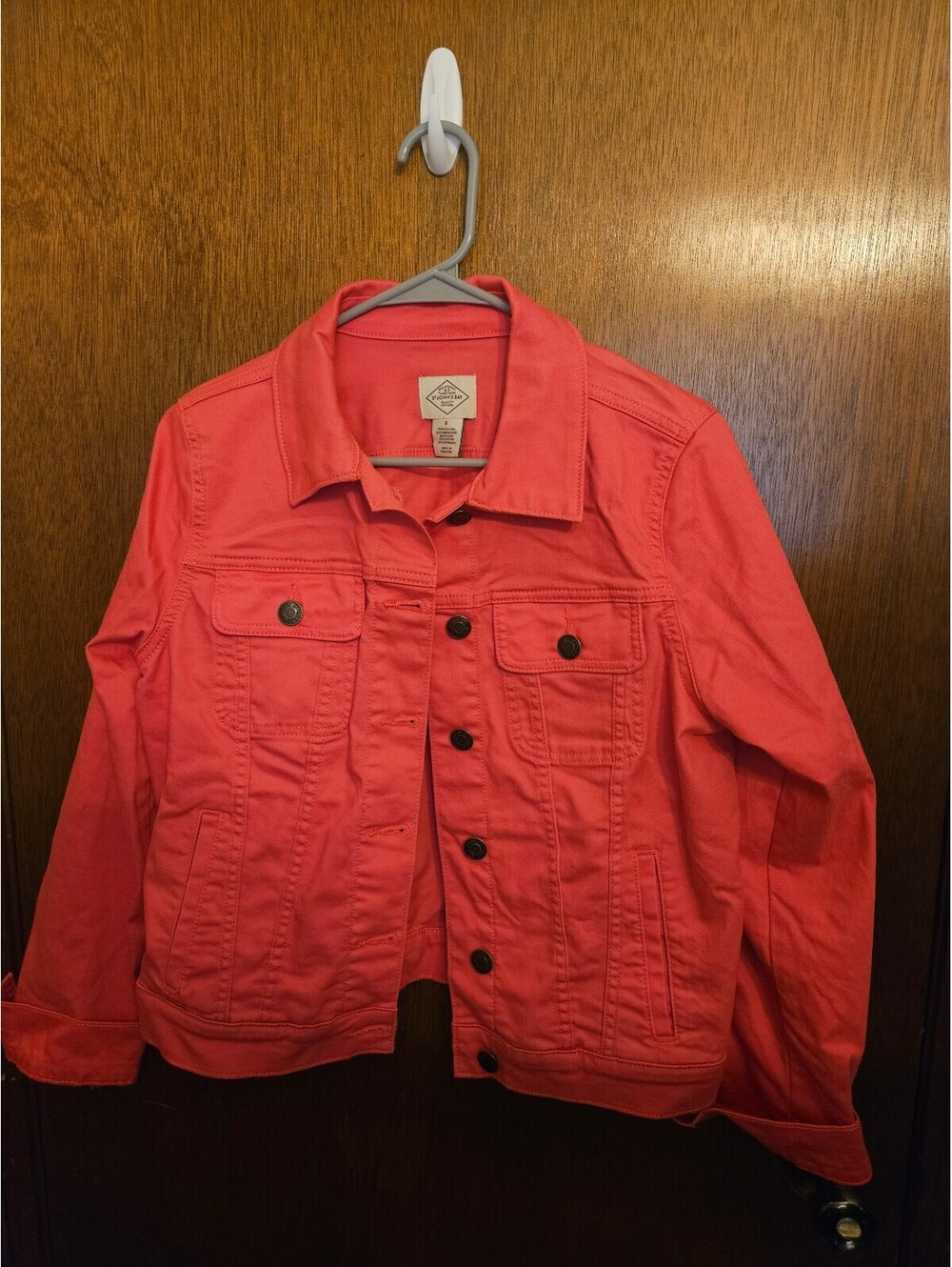 Fuchsia Twiggy London denim jacket,Medium